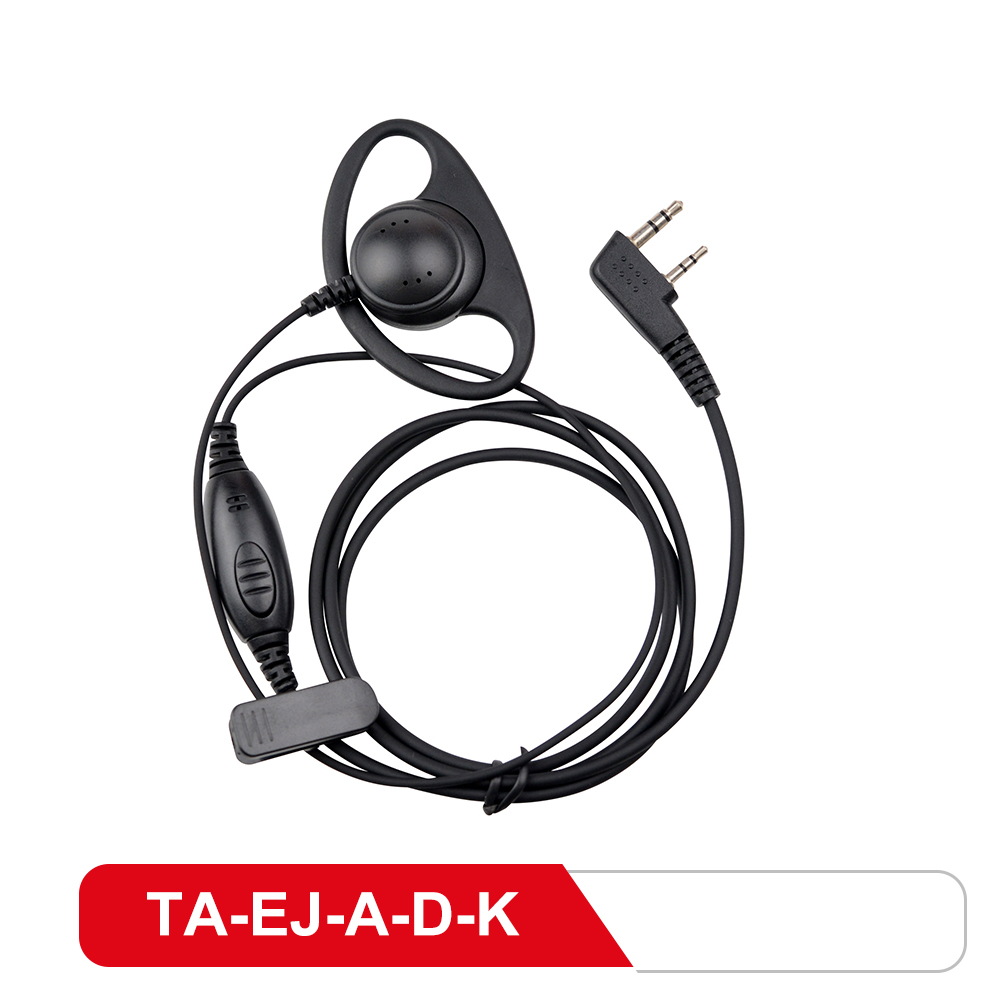 High Quality TA-EJ-A-D-K Type-K Air Tube Earphone for Two-Way Radio